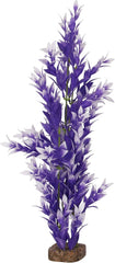 GloFish Plant Aquarium Décor, Purple and White Large, Fluorescent Under Blue LED Light