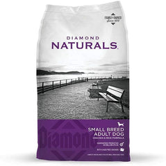 Diamond Naturals Dry Food for Adult Dogs, Small Breed Chicken and Rice Formula, 18 Pound Bag