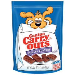 Canine Carry Outs Bacon Flavor Dog Treats