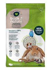 Back 2 Nature Small Animal Bedding & Litter 1ea/15 l