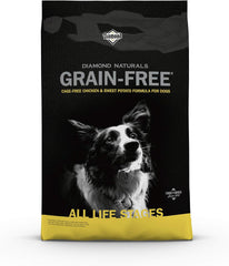 Diamond Naturals Grain Free Real Meat Recipe Premium Dry Dog Food With Real Cage Free Chicken 28Lb