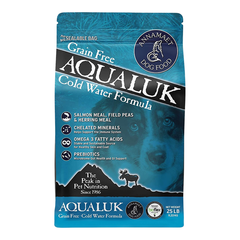ANNAMAET DOG AQUALUK GRAIN FREE SALMON HERRING 25LB