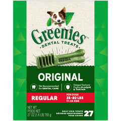 Greenies Original Regular Natural Dental Care Dog Treats