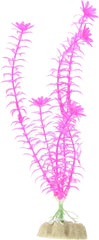 GloFish Fluorescent Plant, Blue Small, Aquarium Décor, Fluoresces Under Blue LEDs