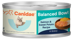 CANIDAE Balanced Bowl Canned Cat Food Salmon & Sweet Potato, 24ea/3 oz