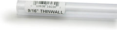 Lee's Aquarium Rigid Thinwall Clear Tubing, 36" Long (9/16" Dia. Tubing)