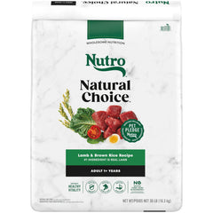 Nutro Natural Choice Adult Dry Dog Food, Lamb and Brown Rice Recipe,