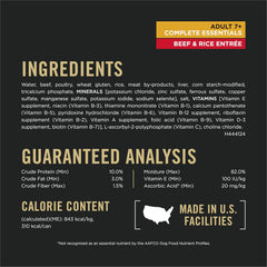 Purina Pro Plan 7+ Beef & Rice Morsels in Gravy Senior Dog Food