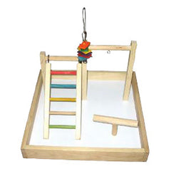 A&E Cage Company Play Station Hbk Wood