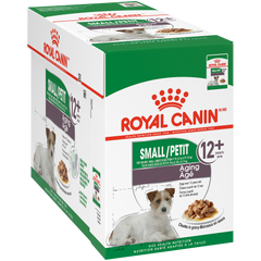 Royal Canin® Size Health Nutrition™ Small Aging 12+  Chunks in Gravy Pouch Dog Food, 3 oz, 12-pack