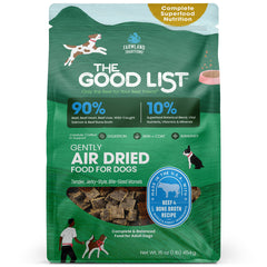 Farmland Traditions The Good List Air-Dried Dog Food, Premium Beef & Bone Broth for Dogs, Protein Rich & Grain-Free Nutrition