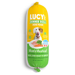 Lucy Pet Products Mom's Meatloaf Dinner Roll , Chicken, Carrots & Spinach