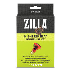 Click to see full view Zilla Reptile Terrarium Incandescent Heat Spot Bulb, Night Red