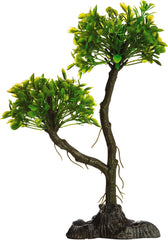 GloFish Mangrove Green Tree Plant Fluorescent Under Blue LED Light Aquarium Decor