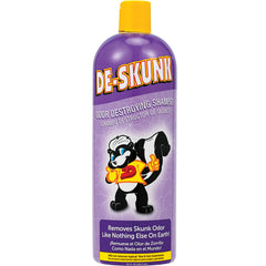 Odor Destroying Shampoo for Dogs – Formulated with Powerful De-Greasers, Skunk Odor Remover for Pets, Carpet, Furniture and More – Removes Skunk Smell Fast