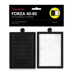 Aquatop Forza 45 GPH Power Filter Replacement – Great for Fresh & Saltwater – Advanced Filtration Design for Crystal Clear Water