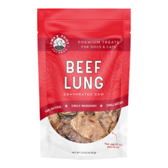 OMA'S PRIDE DOG DEHYDRATED BEEF & LAMB LUNG 1.5OZ