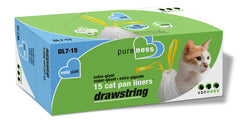 Van Ness Plastics Pure-Ness Drawstring Cat Pan Liners