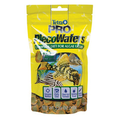 Tetra PRO PlecoWafers, Nutritionally Balanced Vegetarian Fish Food, Concentrated Algae Center, Golds & Yellows, Model Number: 16447