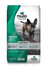Nulo Puppy & Adult Freestyle Limited Plus Dry Dog Food: All Natural Ingredient Diet For Digestive & Immune Health - Allergy Sensitive Non Gmo Alaska Pollock & Lentils Recipe