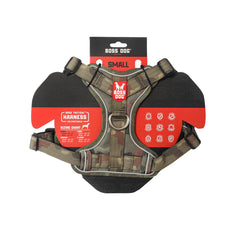 Boss Dog Tactical Harness, Green Camo