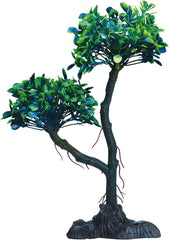 GloFish Mangrove Green Tree Plant Fluorescent Under Blue LED Light Aquarium Decor