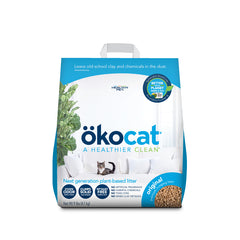 ökocat Original Wood Clumping Cat Litter, Unscented - Natural Ingredients, Stops Odor, Clumps Solid, 99% Dust Free, Great for All Cats