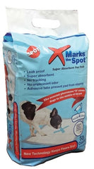 SPOT X Marks The Spot Extra Absorbent Puppy Pads with Adhesive Strips & Pheromones – Attracts Dogs to Center for Training & Potty