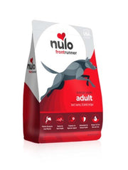 Nulo Frontrunner Dry Dog Food for Adult Dogs - Grain Inclusive Recipe with Beef, Barley, & Lamb - All Natural Pet Foods with High Taurine Levels - Animal Protein for Lean Strong Muscles