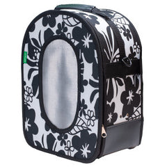 A&E CAGE COMPANY 001376 Happy Beaks Soft Sided Travel Bird Carrier Black
