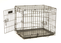 Precision Pet Products Two Door Provalue Wire Dog Crate, For Pets 50-70 lbs, With 5-Point Locking System