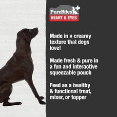 PureBites+ Heart & Eyes Squeezables for Dogs, only 5 Ingredients