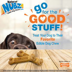Nylabone Natural Nubz Dog Treats, Allergen-Free Peanut Butter