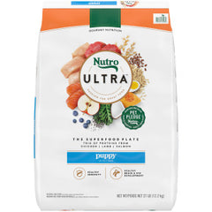 Nutro Ultra High Protein Dry Puppy Food, Trio of Proteins from Chicken, Lamb and Salmon