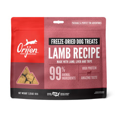 ORIJEN Freeze Dried Lamb Recipe Dog Treats, WholePrey Ingredients, 3.25oz (PACK OF 2)