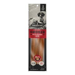 BARKWORTHIES DOG SMOKED BULLY + COLLAGEN 10 INCH, 3 PACK