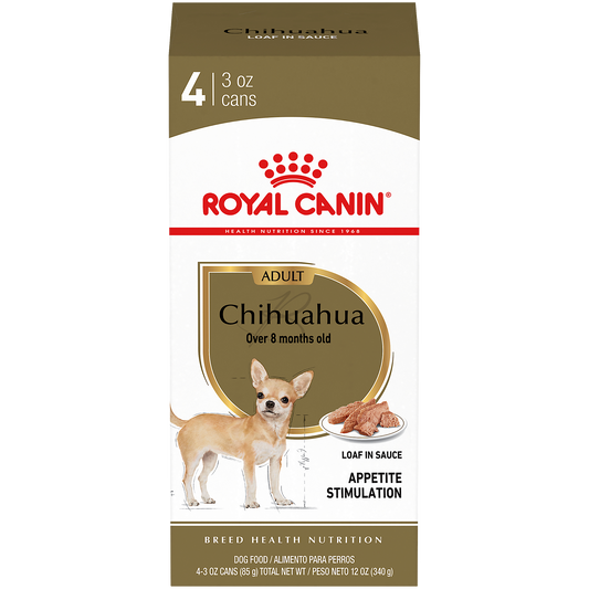 Royal Canin® Breed Health Nutrition® Chihuahua Adult Loaf In Sauce Dog Food, 3 oz, 4-pack