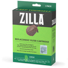 Zilla Reptile Pet Terrarium Water Filter Replacement Cartridge