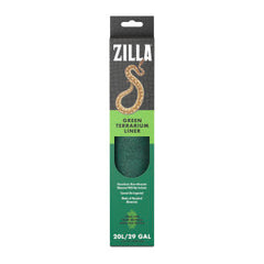 Zilla Reptile Terrarium Bedding Substrate Floor Liner, Green