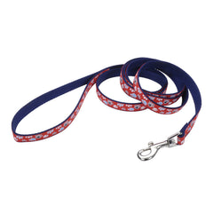Coastal Pet Ribbon Dog Leash - Contemporary Stylish Look - Durable Fade-Resistant Nylon Material - Perfect for Dogs, 5/8" x 06'