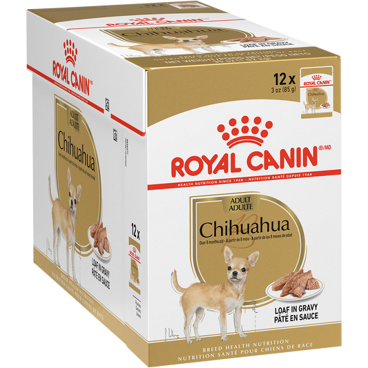 Royal Canin® Breed Health Nutrition® Chihuahua Loaf In Gravy Pouch Dog Food, 3 oz, 12-pack