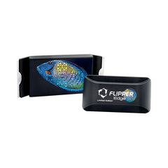Flipper Cleaner FL!PPER Flipper EDGE Limited Edition Floating Magnetic Aquarium Cleaner | 2-In-1 Dual Blade Scrubber & Scraper Fish Tank Cleaner Tools for Efficient Cleaning & Acrylic Surface Maintenance