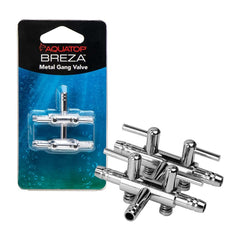 Aquatop BREZA Aquarium Air Control Metal Gang Valve - Fish Tank Air Flow Splitter, MGV-02