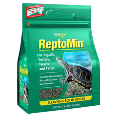 TetraFauna Tetra ReptoMin Floating Food Sticks, For Aquatic Turtles, Newts and Frogs