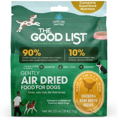 Farmland Traditions The Good List Air-Dried Dog Food, Premium Chicken & Bone Broth for Dogs, Protein Rich & Grain-Free Nutrition