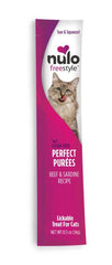 Nulo Freestyle Perfect Purees Grain-Free Cat Food Topper/Treat 0.5 oz, 48 pk