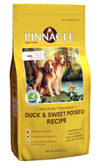 pinnacle pet Duck & Sweet Potato Dry Dog Food, Infused with Broth