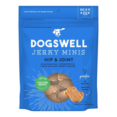 Dogswell Jerky Hip and Joint Dog Treats Grain Free Made in USA Only, Glucosamine and Chondroitin, Chicken