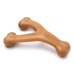 Benebone Wishbone Durable Dog Chew Toy for Aggressive Chewers, Real Chicken, Made in USA, for Any breed