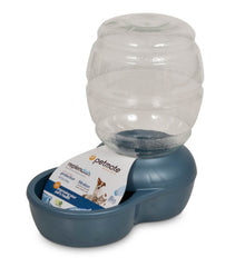 Petmate Replendish Automatic Gravity Waterer for Cats and Dogs, BPA-Free, No Batteries Required, Includes Charcoal Filter